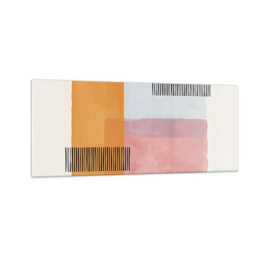 Glasbild - Bild auf glas - Von Ecke zu Ecke - 100x40 cm