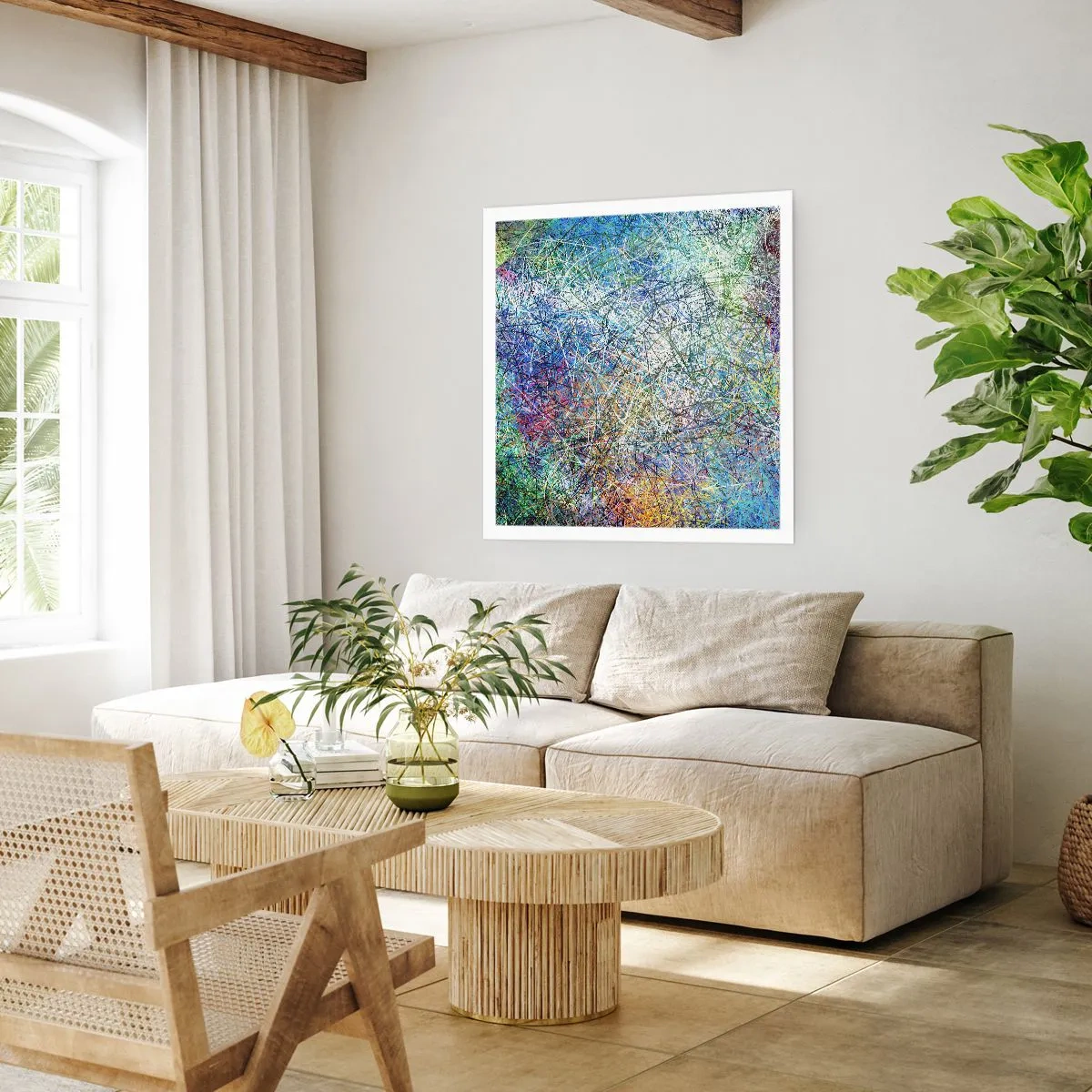 Poster - Es ist nicht so einfach - 40x40 cm