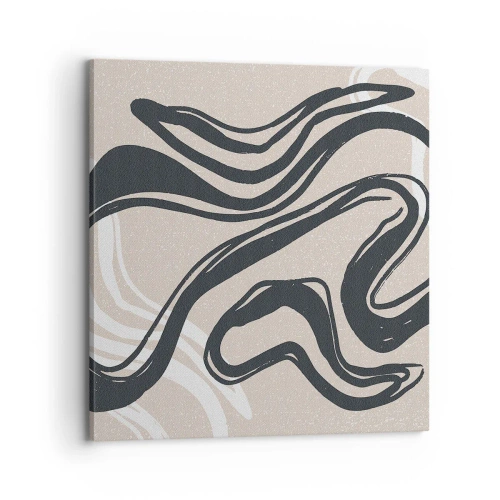 Bild auf Leinwand - Leinwandbild - Vervielfachter Ausdruck - 70x70 cm