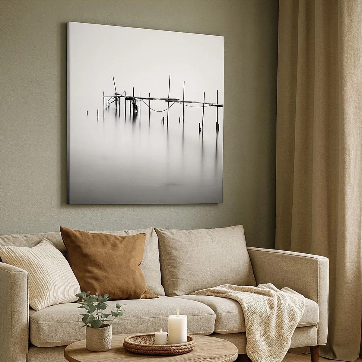 Bild auf Leinwand - Leinwandbild - Was ist, wenn es keine Welt gibt? - 30x30 cm