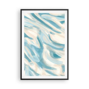 Poster in einem schwarzem Rahmen - Frühlingsbrisen - 61x91 cm