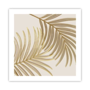 Poster - Goldene Palme! - 50x50 cm