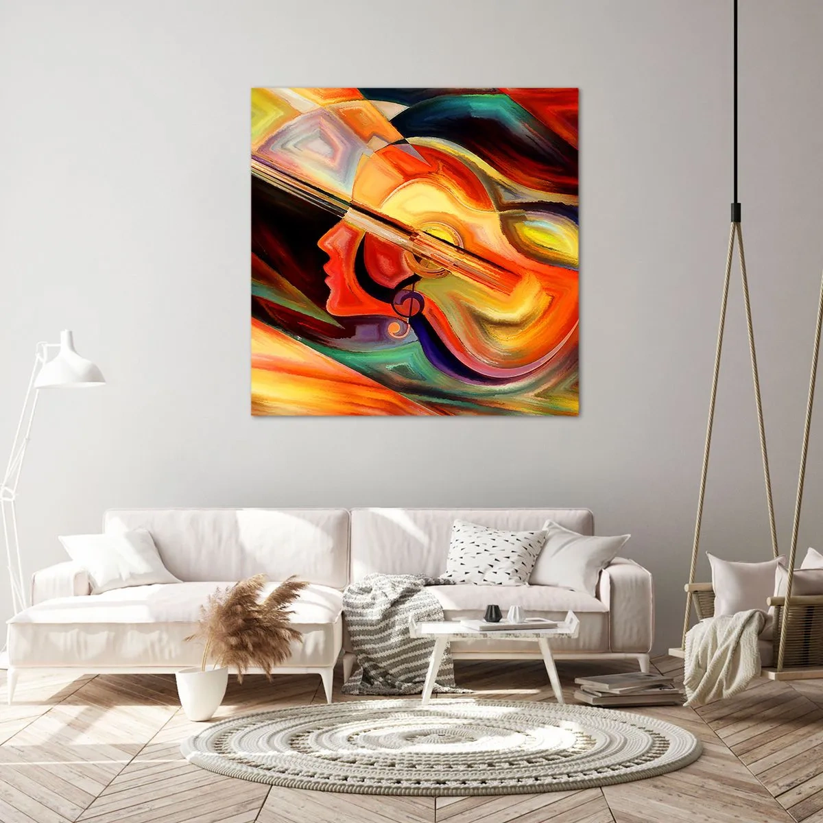 Bild auf Leinwand - Leinwandbild - Alles ist gut - 40x40 cm