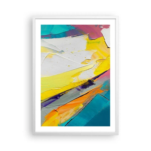 Poster in einem weißen Rahmen - Die Anatomie des Lichts - 50x70 cm
