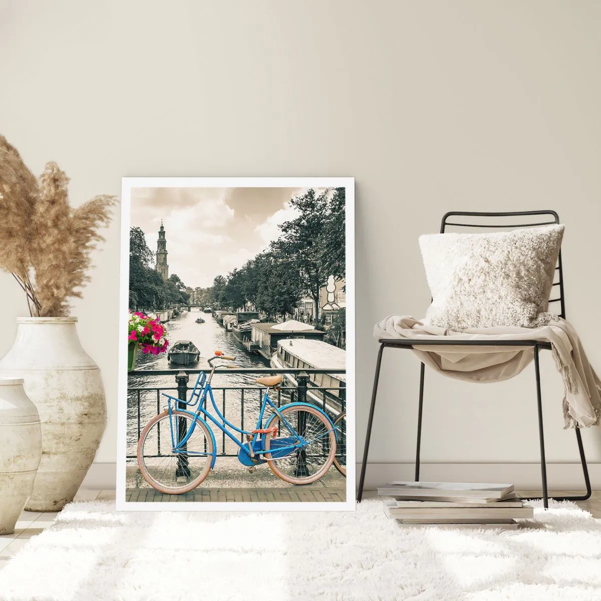 Poster - Die Farben der Amsterdamer Straße - 40x50 cm