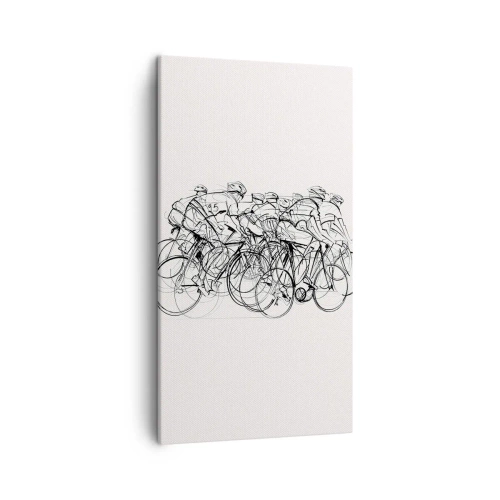 Bild auf Leinwand - Leinwandbild - Gemeinsam als Team - 45x80 cm