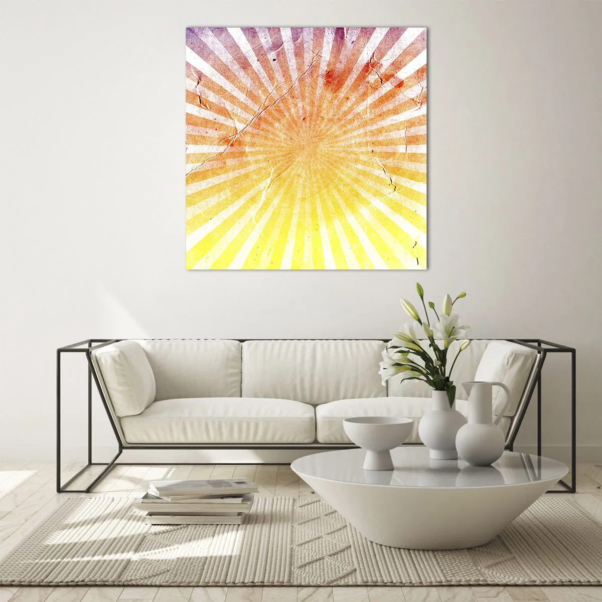 Glasbild - Bild auf glas - Sonnenaufgänge und Sonnenuntergänge - 70x70 cm