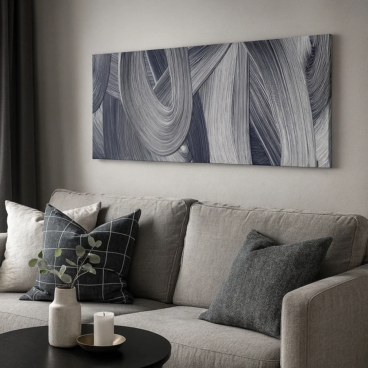 Bild auf Leinwand - Leinwandbild - Die Fließfähigkeit der Realität - 30x30 cm