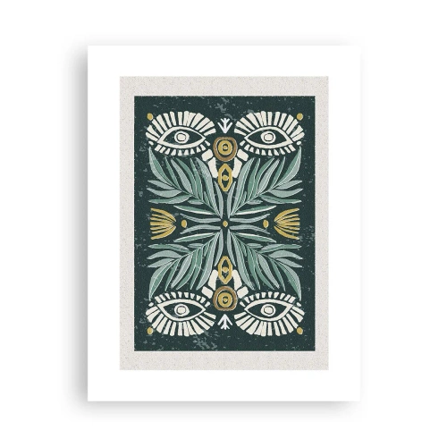 Poster - Wie ein Volksausschnitt - 30x40 cm