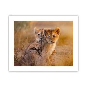 Poster - Bitte nicht stören! Wir haben Spaß - 50x40 cm