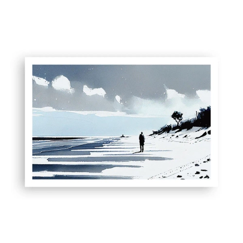 Poster - Allein sein - 91x61 cm