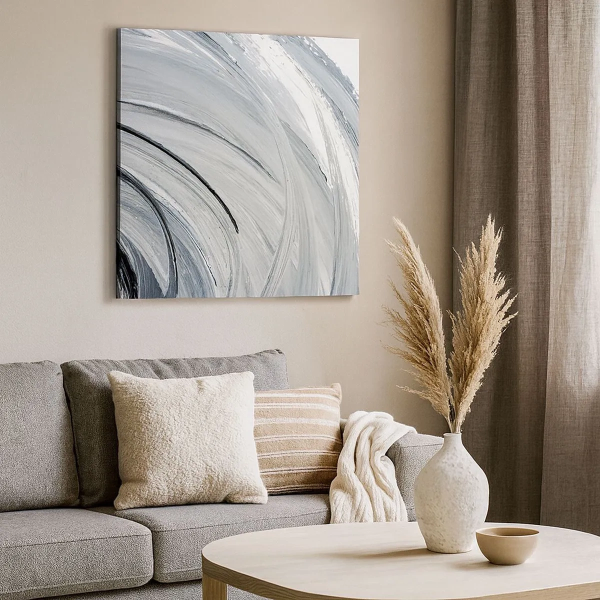 Bild auf Leinwand - Leinwandbild - Orbitale Komposition - 30x30 cm