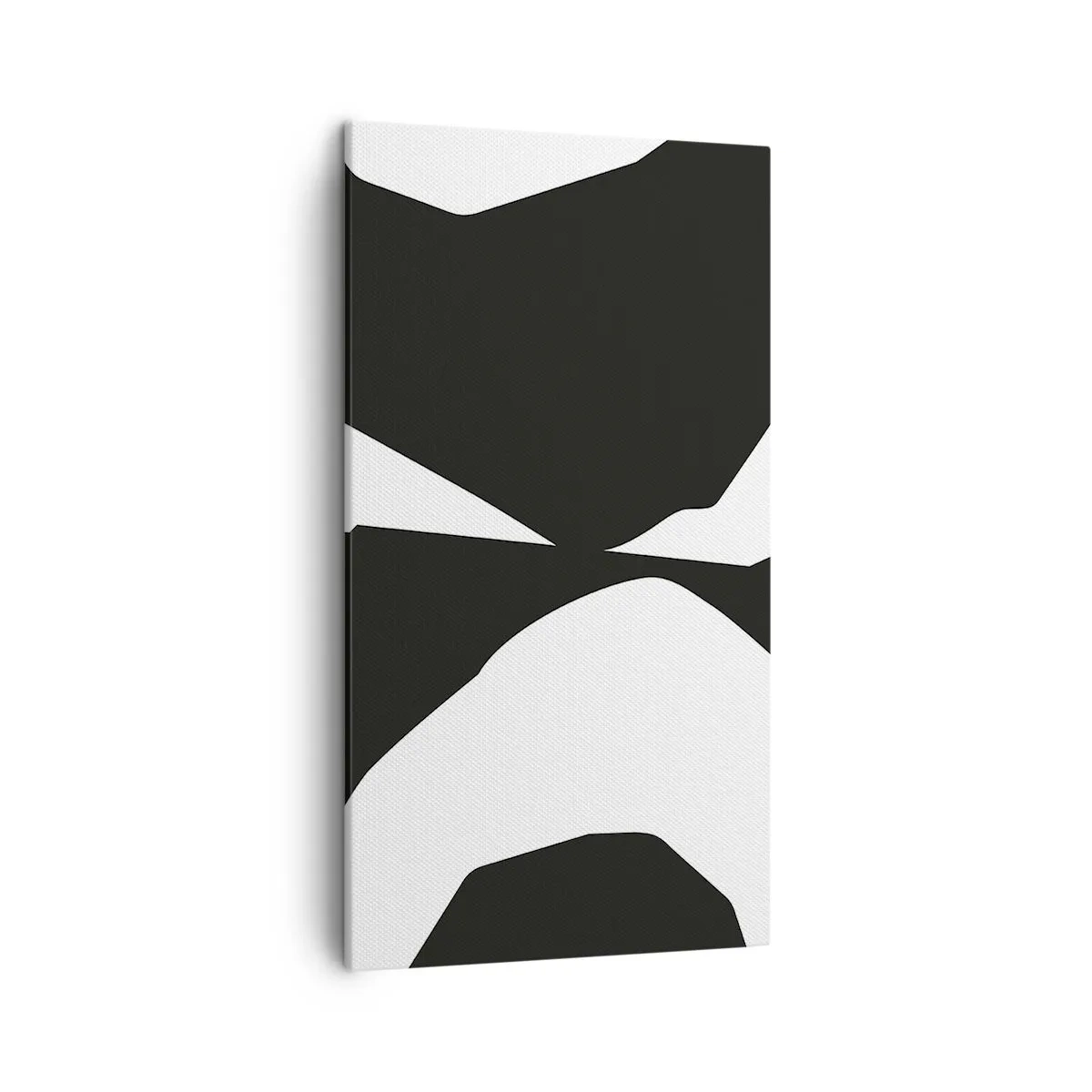 Bild auf Leinwand - Leinwandbild - Positiv negativ - 45x80 cm