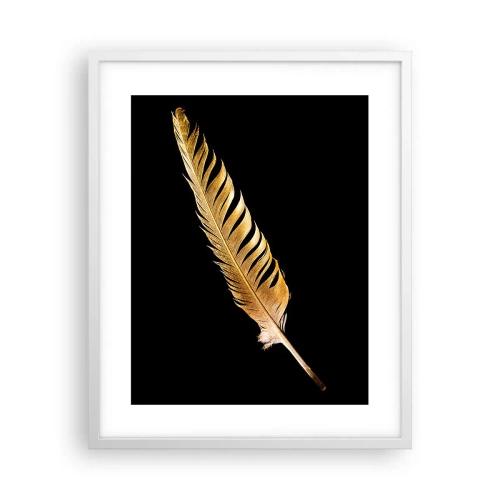 Poster in einem weißen Rahmen - Er hat ein ungewöhnliches Schreibtalent ... - 40x50 cm