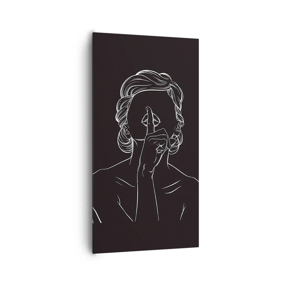 Bild auf Leinwand - Leinwandbild - Schönheit erblüht in der Stille - 65x120 cm