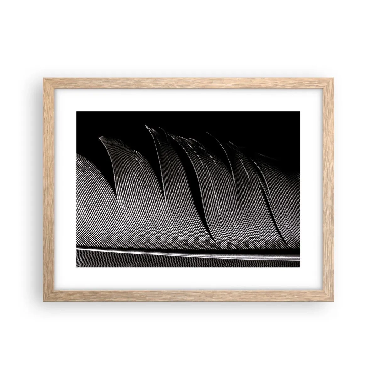 Poster in einem Rahmen aus heller Eiche - Stift – ein wunderbares Design - 40x30 cm