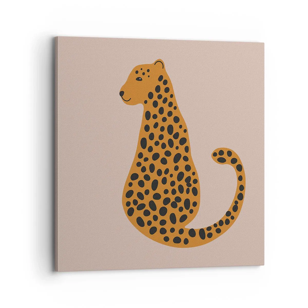Bild auf Leinwand - Leinwandbild - Leopardenmuster ist ein modisches Muster - 70x70 cm