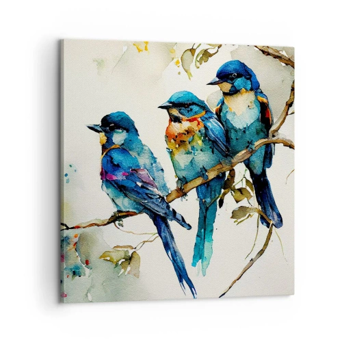 Bild auf Leinwand - Leinwandbild - War er beleidigt? - 60x60 cm