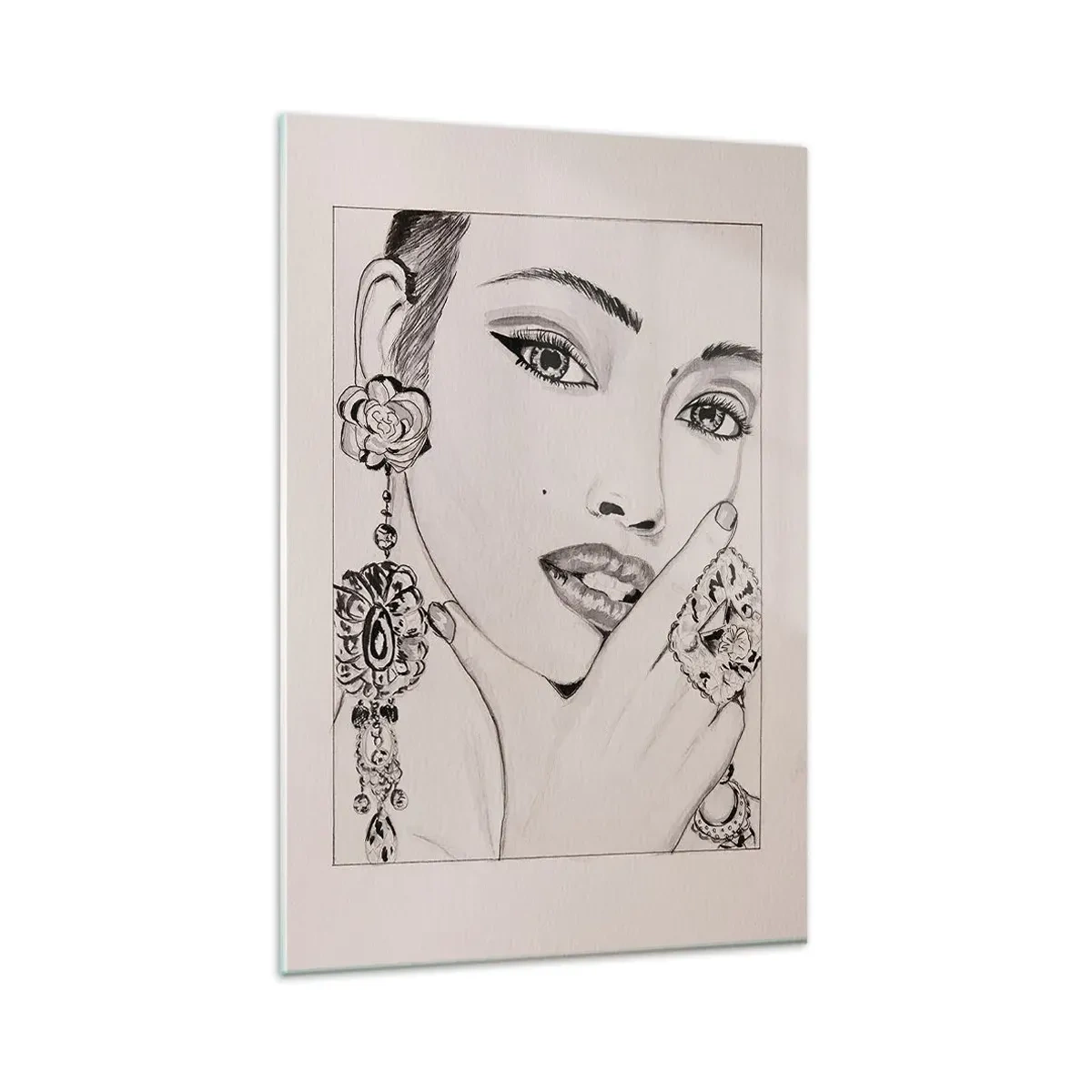 Glasbild - Bild auf glas - Das schönste Juwel - 80x120 cm