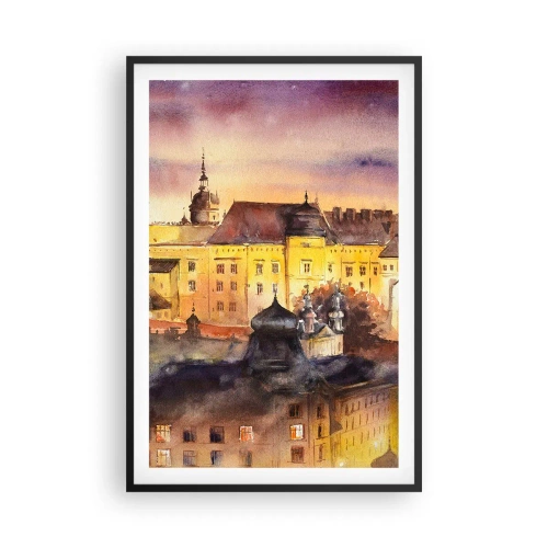 Poster in einem schwarzem Rahmen - Geschichte und Märchen - 61x91 cm