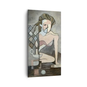 Bild auf Leinwand - Leinwandbild - Mosaik aus Geist und Materie - 55x100 cm