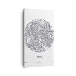 Bild auf Leinwand - Leinwandbild - Anatomie von Rom - 45x80 cm