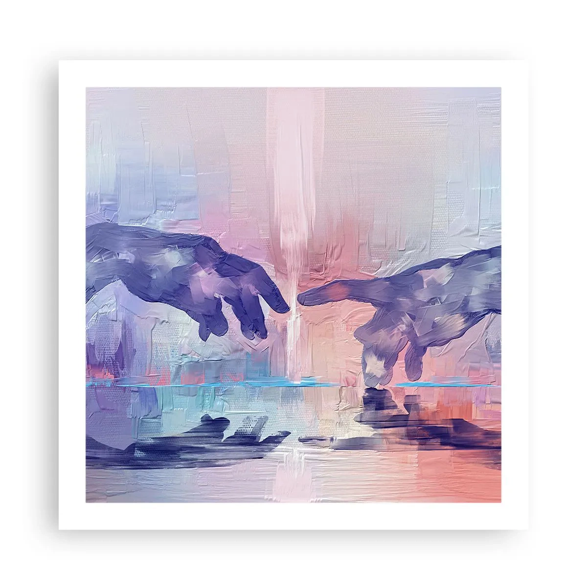 Poster - Göttlicher Funke des Lebens - 60x60 cm