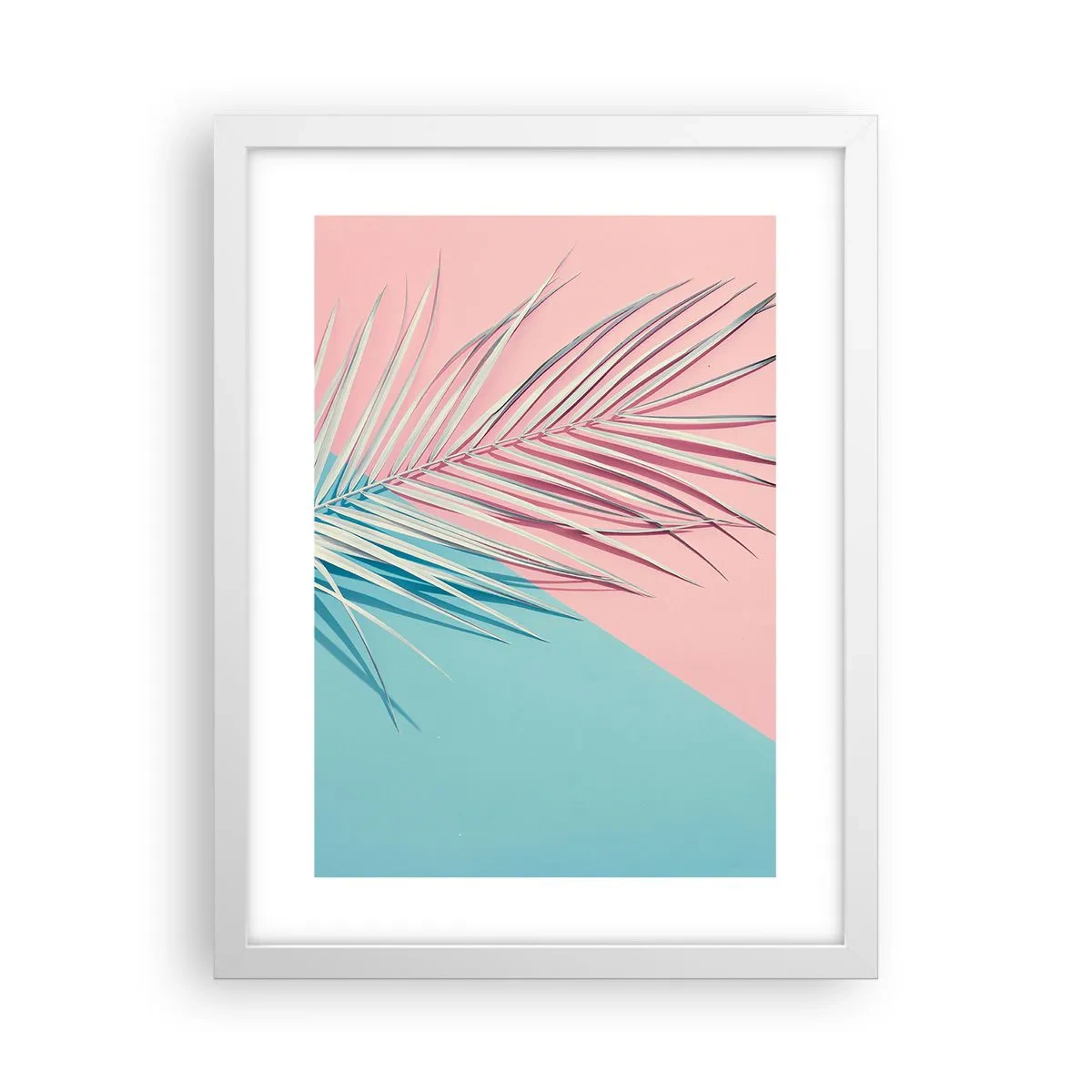 Poster in einem weißen Rahmen - Tropischer Eindruck - 30x40 cm