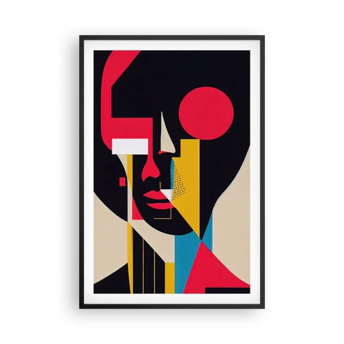 Poster in einem schwarzem Rahmen - Ihre innere Welt - 61x91 cm
