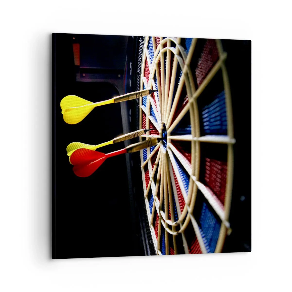 Bild auf Leinwand - Leinwandbild - Auf den Punkt gebracht - 60x60 cm