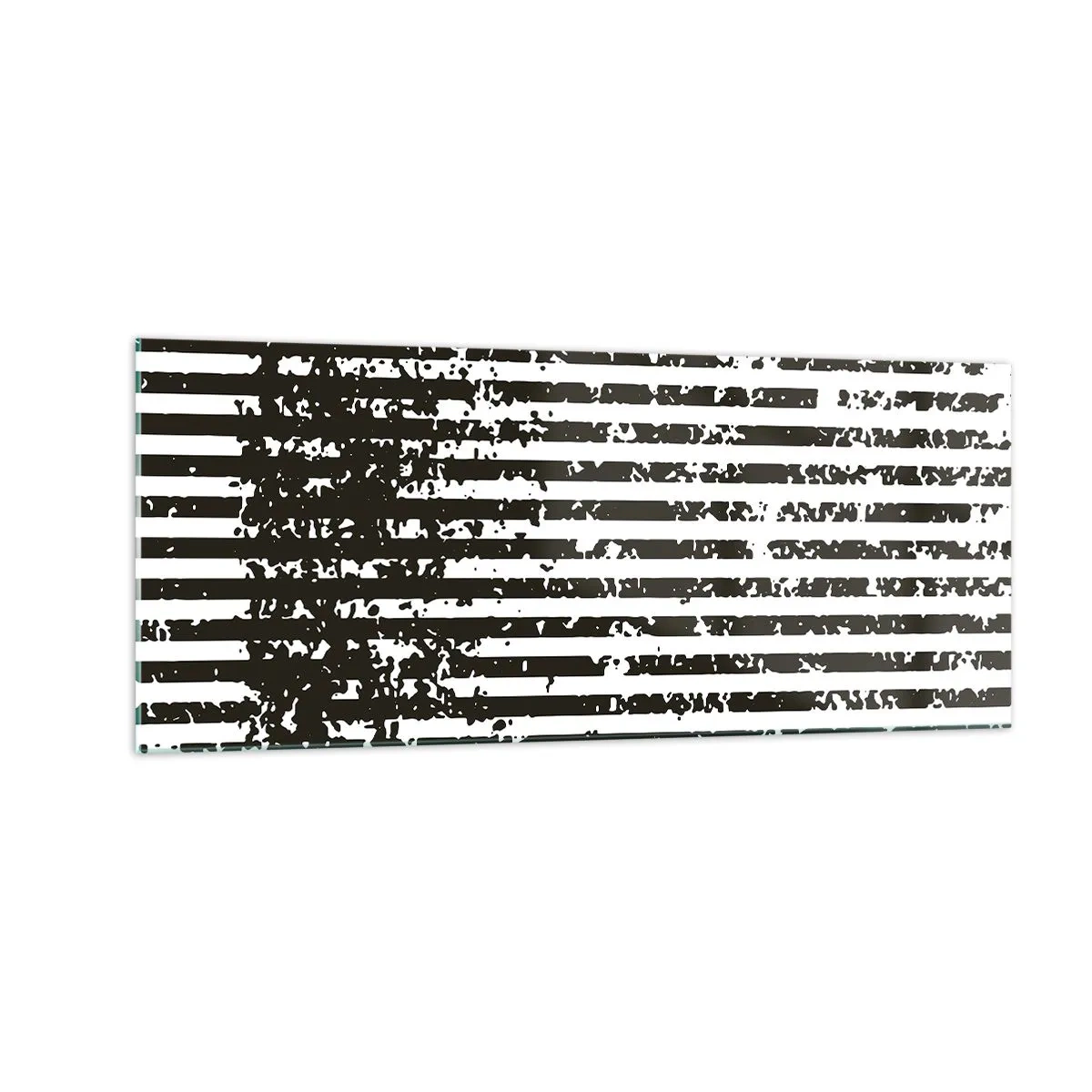 Glasbild - Bild auf glas - Rhythmus und Rauschen - 100x40 cm