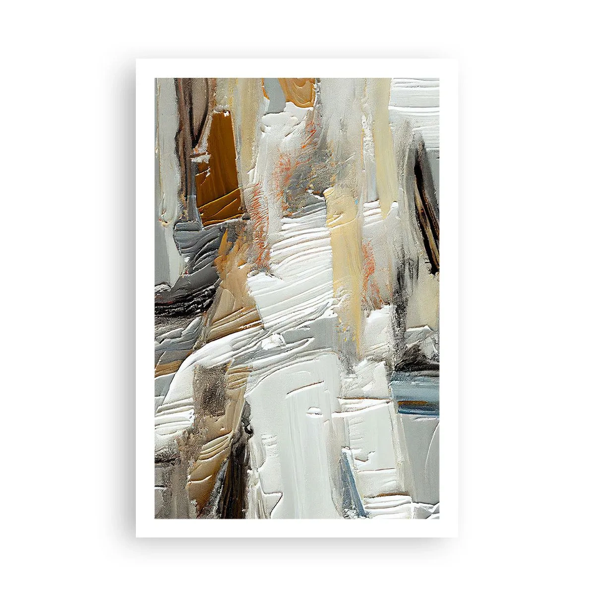 Poster - Bunte Schichten - 61x91 cm