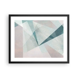 Poster in einem schwarzem Rahmen - Einfach aber dynamisch - 50x40 cm