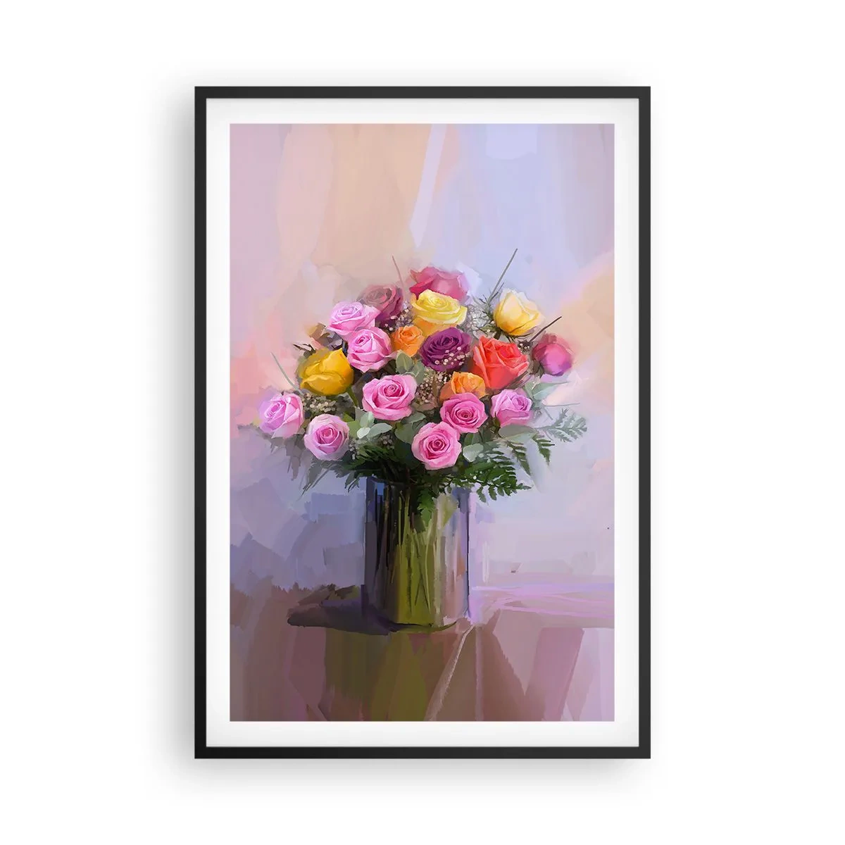 Poster in einem schwarzem Rahmen - Festgehaltene Schönheit - 61x91 cm