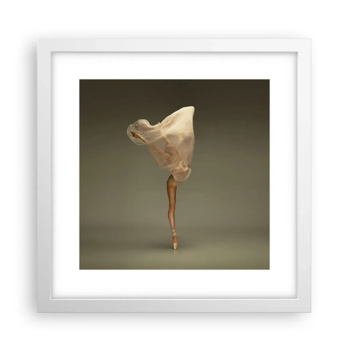 Poster in einem weißen Rahmen - Es wird bald auffliegen - 30x30 cm