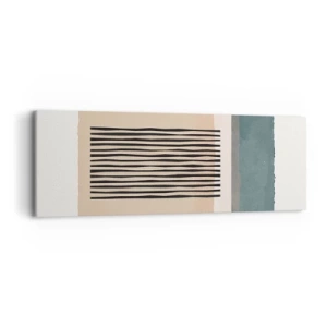 Bild auf Leinwand - Leinwandbild - Alles ist in Ordnung - 90x30 cm