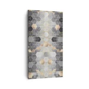 Bild auf Leinwand - Leinwandbild - Diamant-Komposition - 45x80 cm