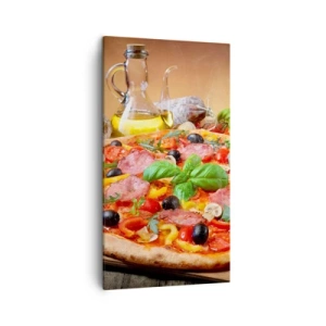 Bild auf Leinwand - Leinwandbild - Mit echtem italienischem Flair - 45x80 cm
