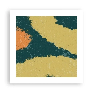 Poster - Abstraktion – langsame Bewegung - 40x40 cm