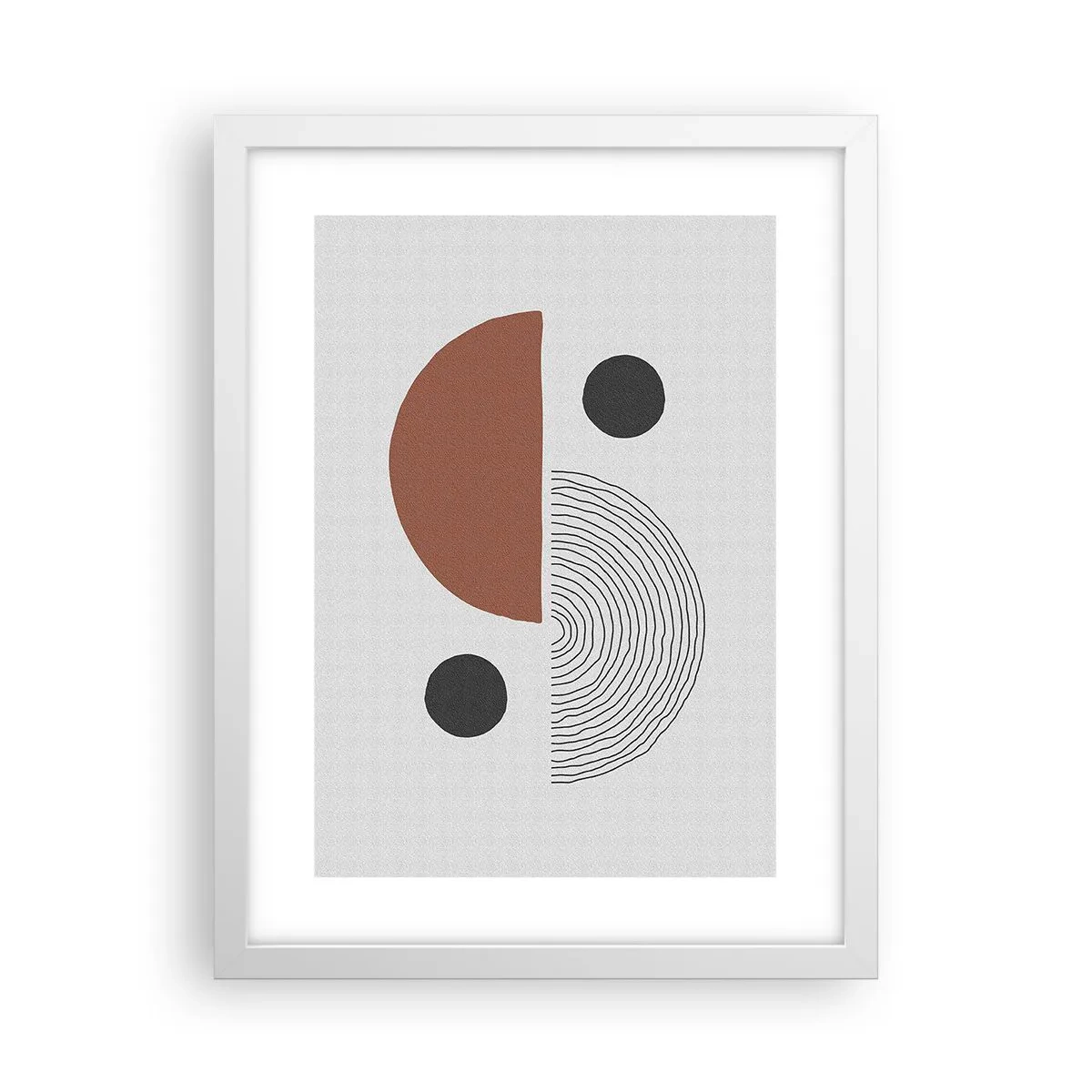 Poster in einem weißen Rahmen - Perfektion des Rades - 30x40 cm