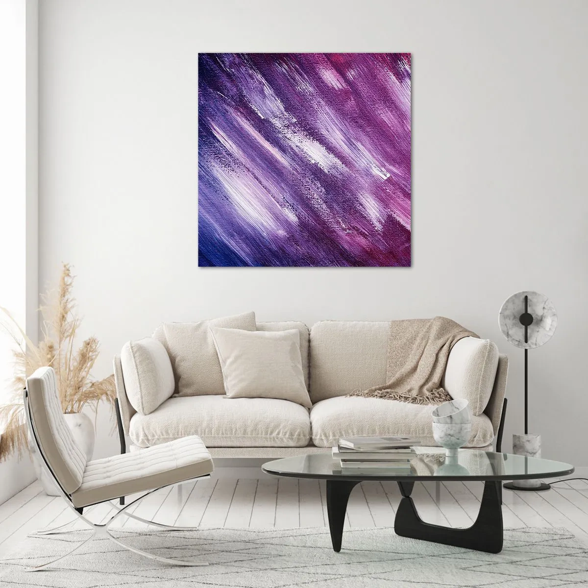 Glasbild - Bild auf glas - Wenn der sonnige Wind weht - 70x70 cm