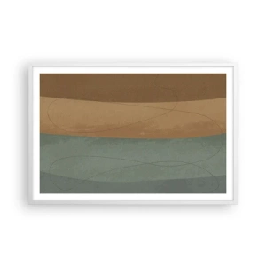 Poster in einem weißen Rahmen - Horizontale Komposition - 91x61 cm