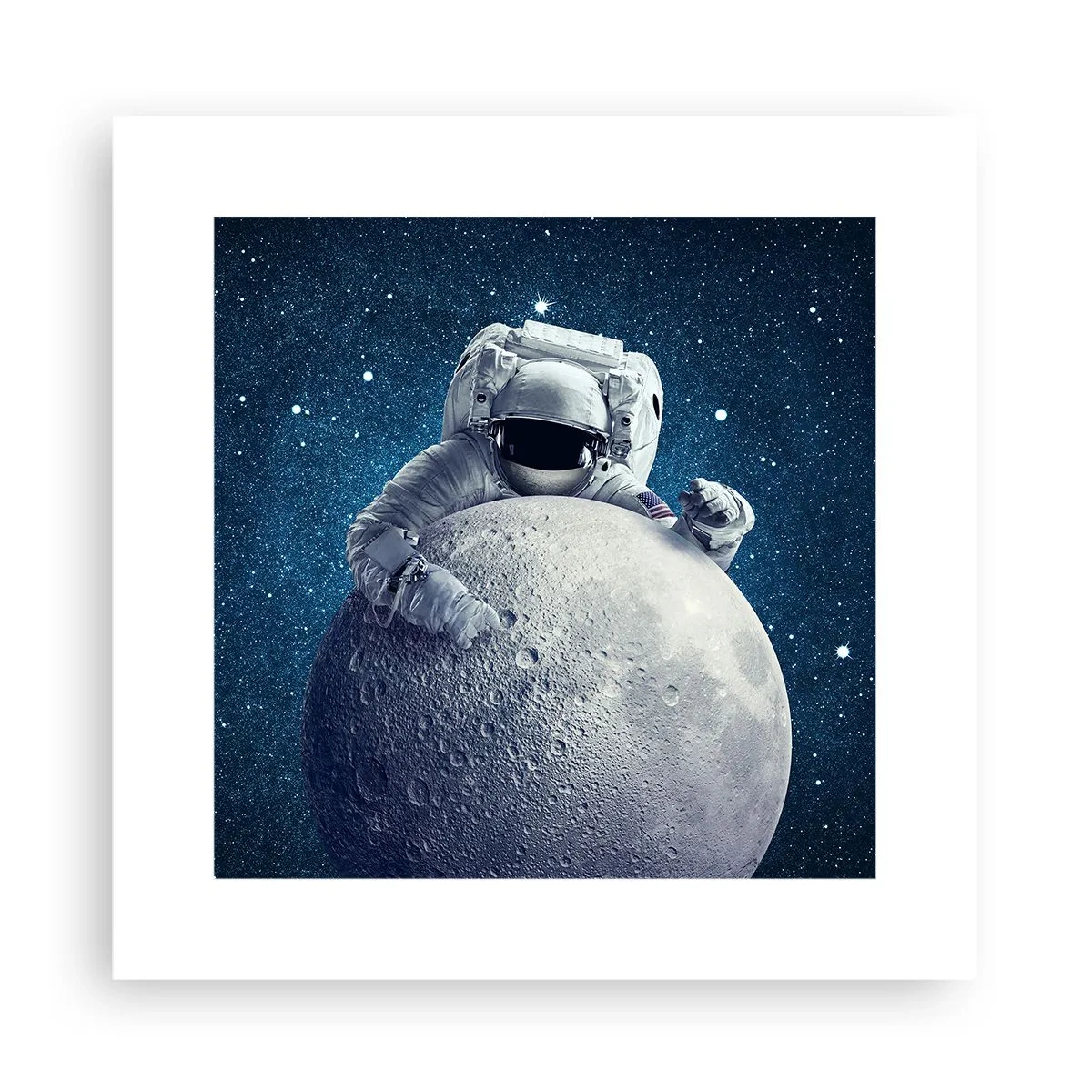 Poster - Weltraumjoker - 30x30 cm
