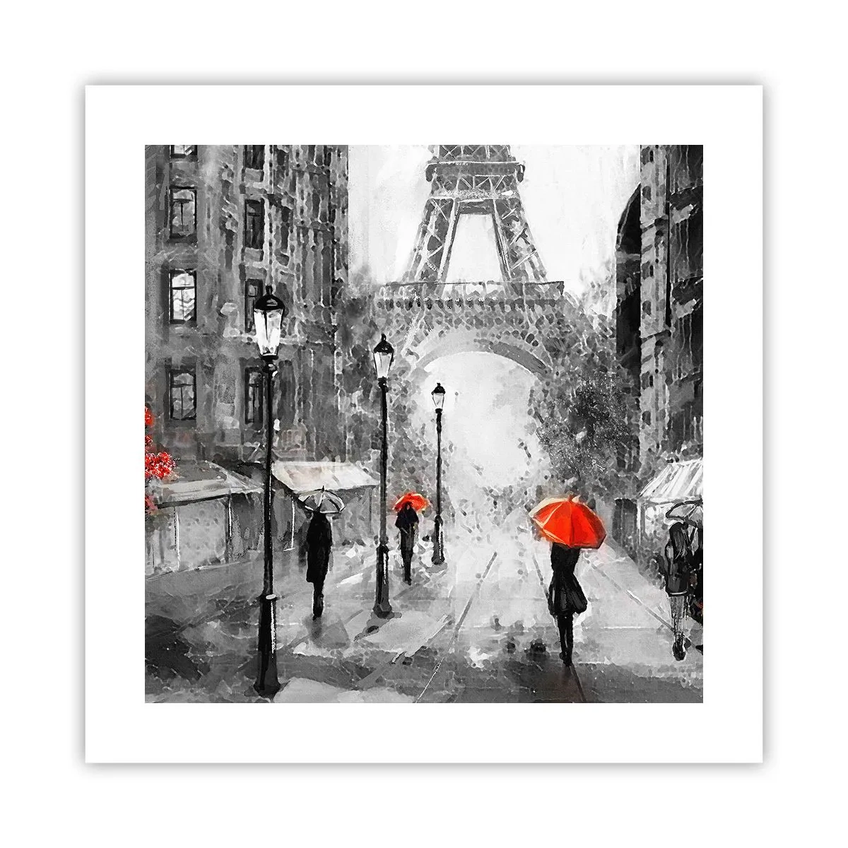 Poster - Alle Wege führen zu ihr - 40x40 cm