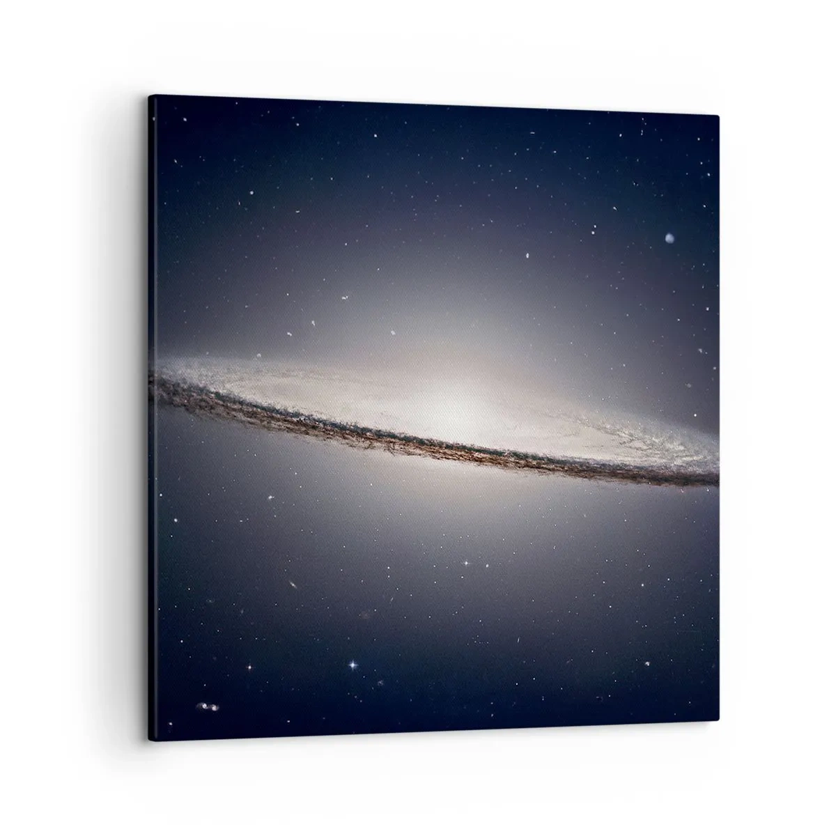 Bild auf Leinwand - Leinwandbild - Vor langer Zeit in einer weit entfernten Galaxie ... - 50x50 cm