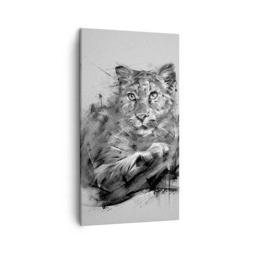 Bild auf Leinwand - Leinwandbild - Ja, ich höre aufmerksam zu - 45x80 cm