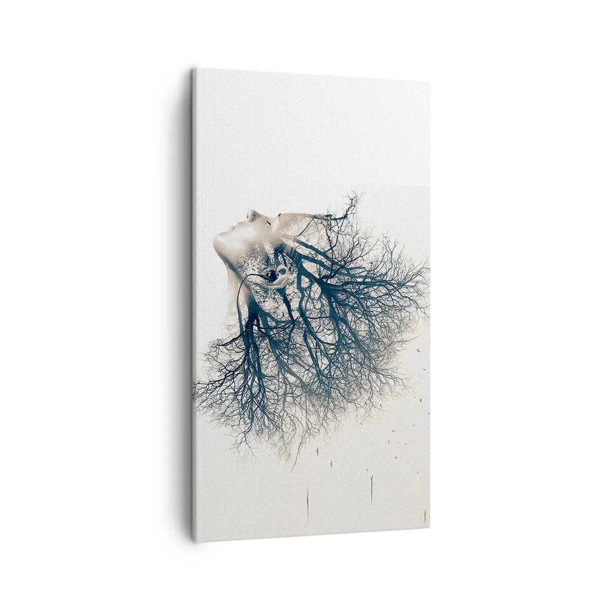 Bild auf Leinwand - Leinwandbild - Dem Rauschen der Bäume lauschen - 45x80 cm