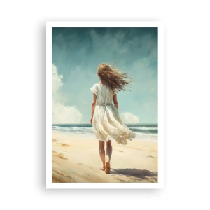 Poster - Der Sonne und dem Wind begegnen - 70x100 cm