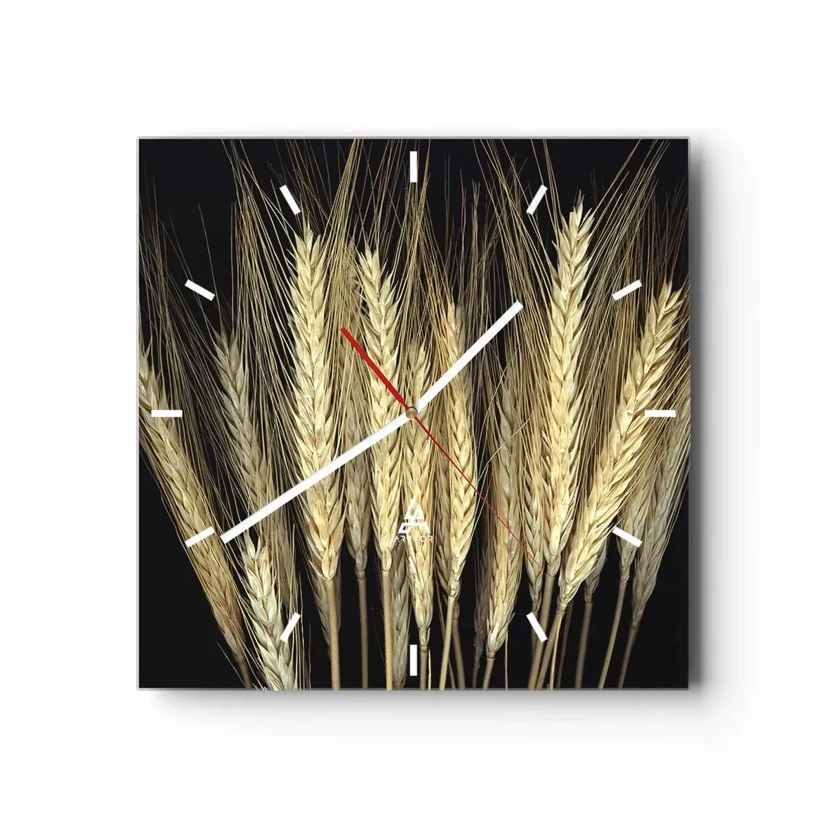 Wanduhr - Glasuhr - Rustikale Magie - 40x40 cm