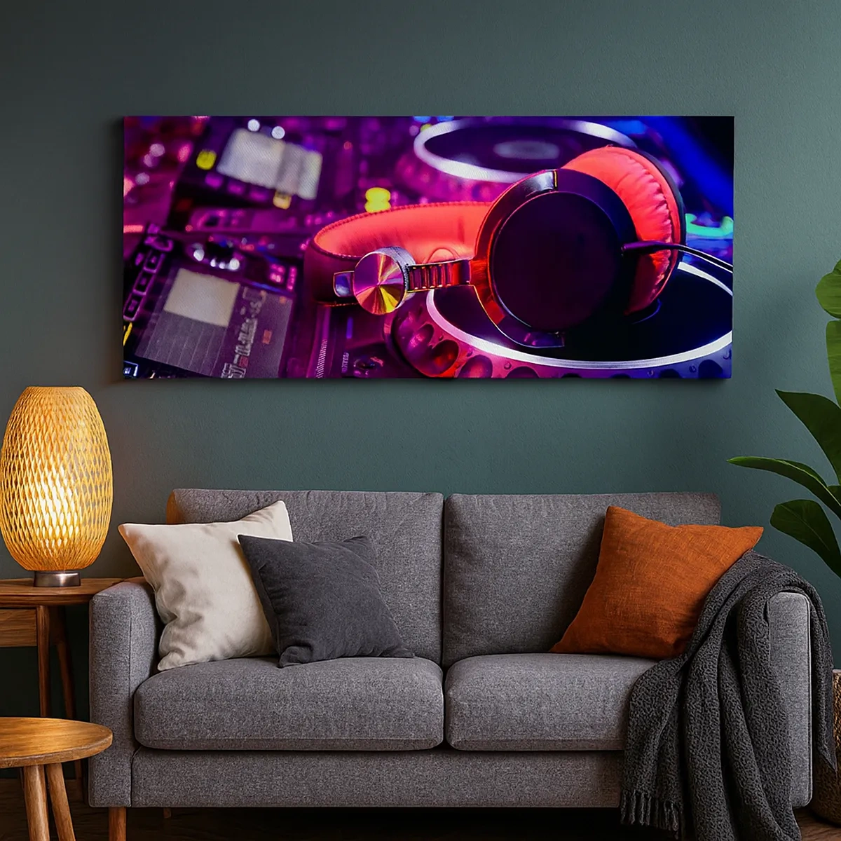 Bild auf Leinwand - Leinwandbild - Bevor der Spaß beginnt - 30x30 cm